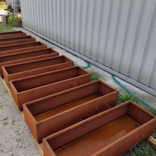 fioriere in corten